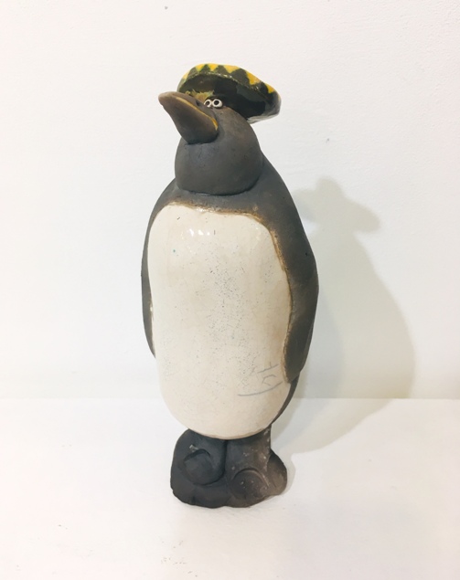 'Penguin with Sombrero' by artist Alex Johannsen